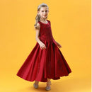 Fashion Children's Long Summer Piano Performance Costume Dress - LuxSable