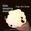 Cute Silicone Night Lights Sheep Cartoon Bedroom Lamp For Children's Room Decor Rechargeable Timing Dimming Sleep Night Light - LuxSable