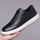 Casual Soft Leather Soft Bottom Men's Sneakers - LuxSable