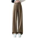 SpringAutumn New High-end Loose Straight-leg Pants That Hide Hips And Slim - LuxSable