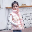 Down Cotton Vest Autumn And Winter Waistcoat Winter Clothing Children - LuxSable