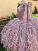 Feather Performance Dress